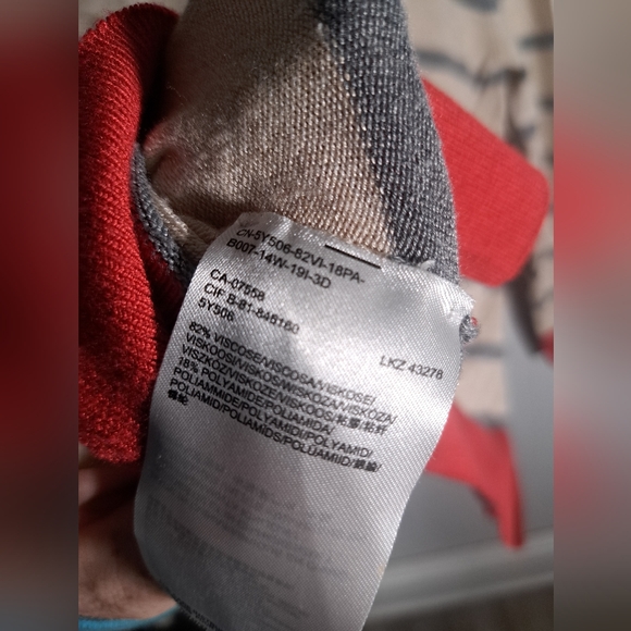 Mexx Cowl Neck Cream and Grey Striped Long Sleeve Size Large - Picture 5 of 6